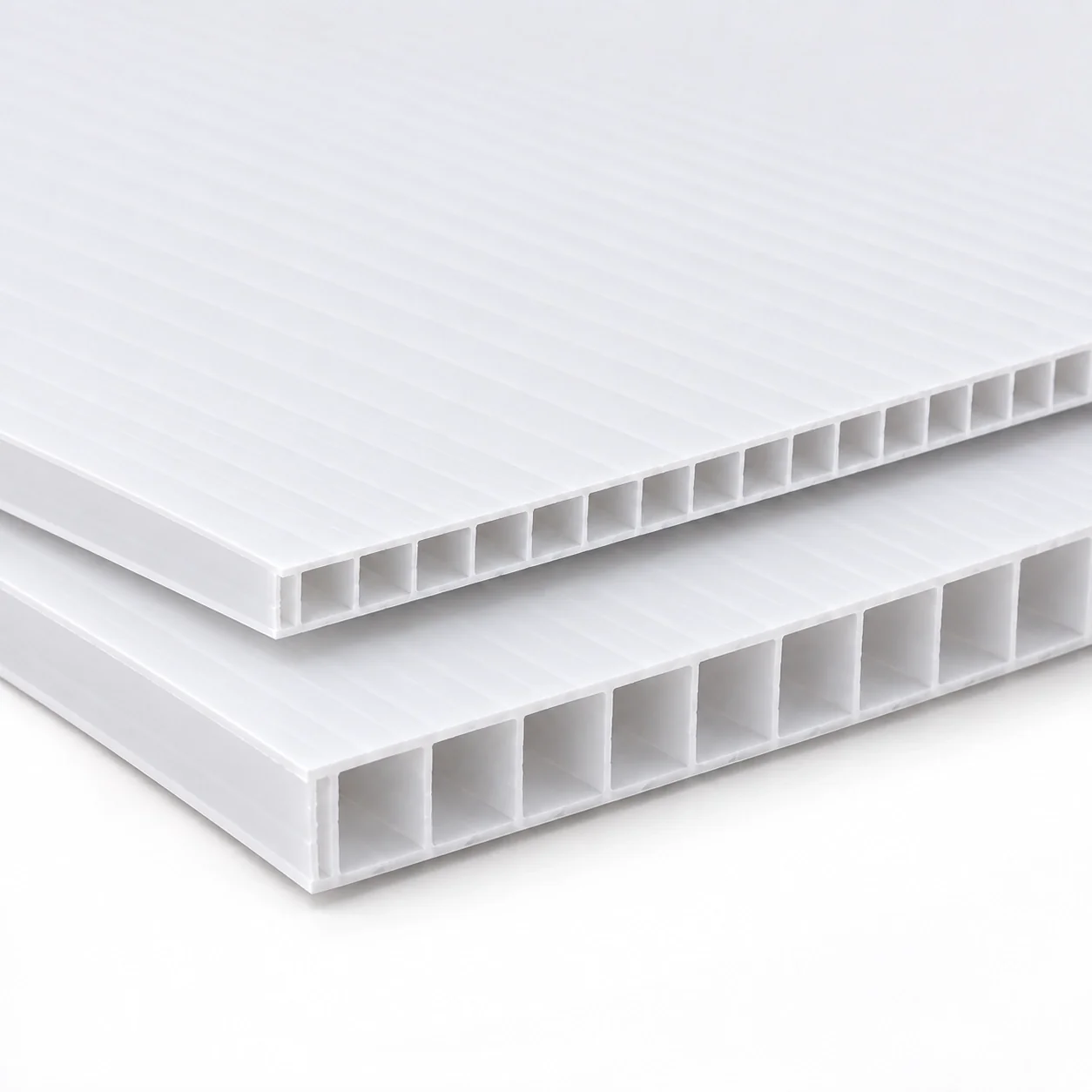 Coroplast, close-up