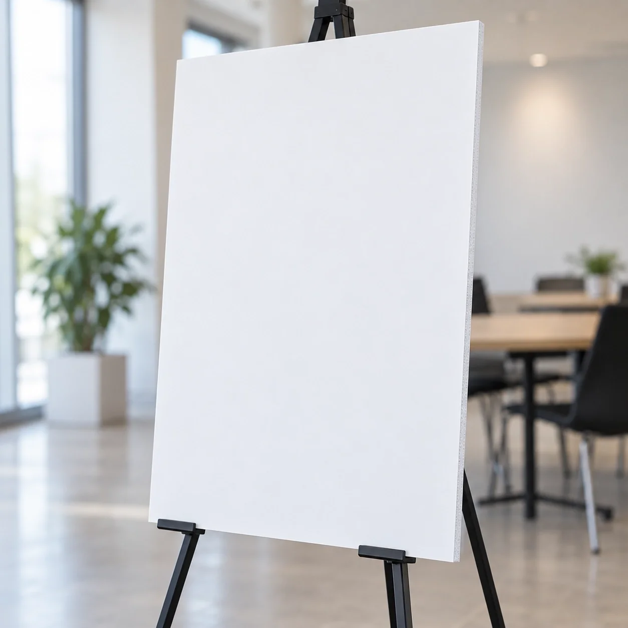 Foamboard, installed